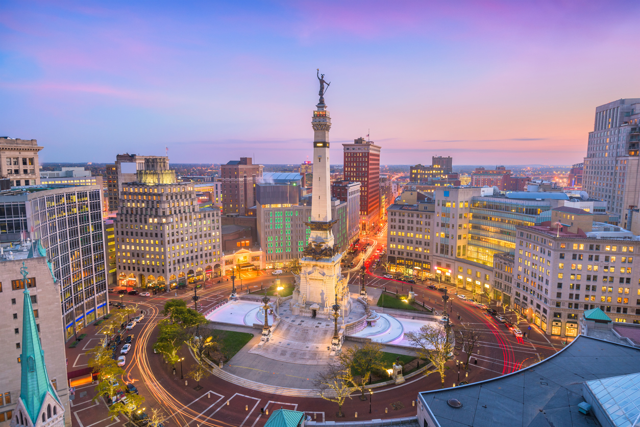 Panoramic Image of Indianapolis, IN